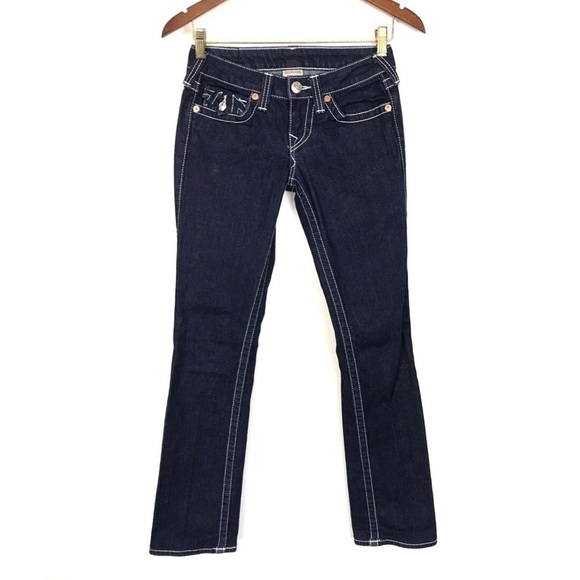True Religion Billy Straight Flap Pocket Jeans 26 - Picture 3 of 7